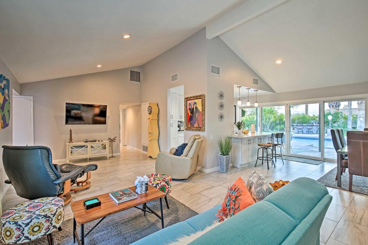 Pet-Friendly Palm Springs Escape With Heated Pool! Villa ภายนอก รูปภาพ