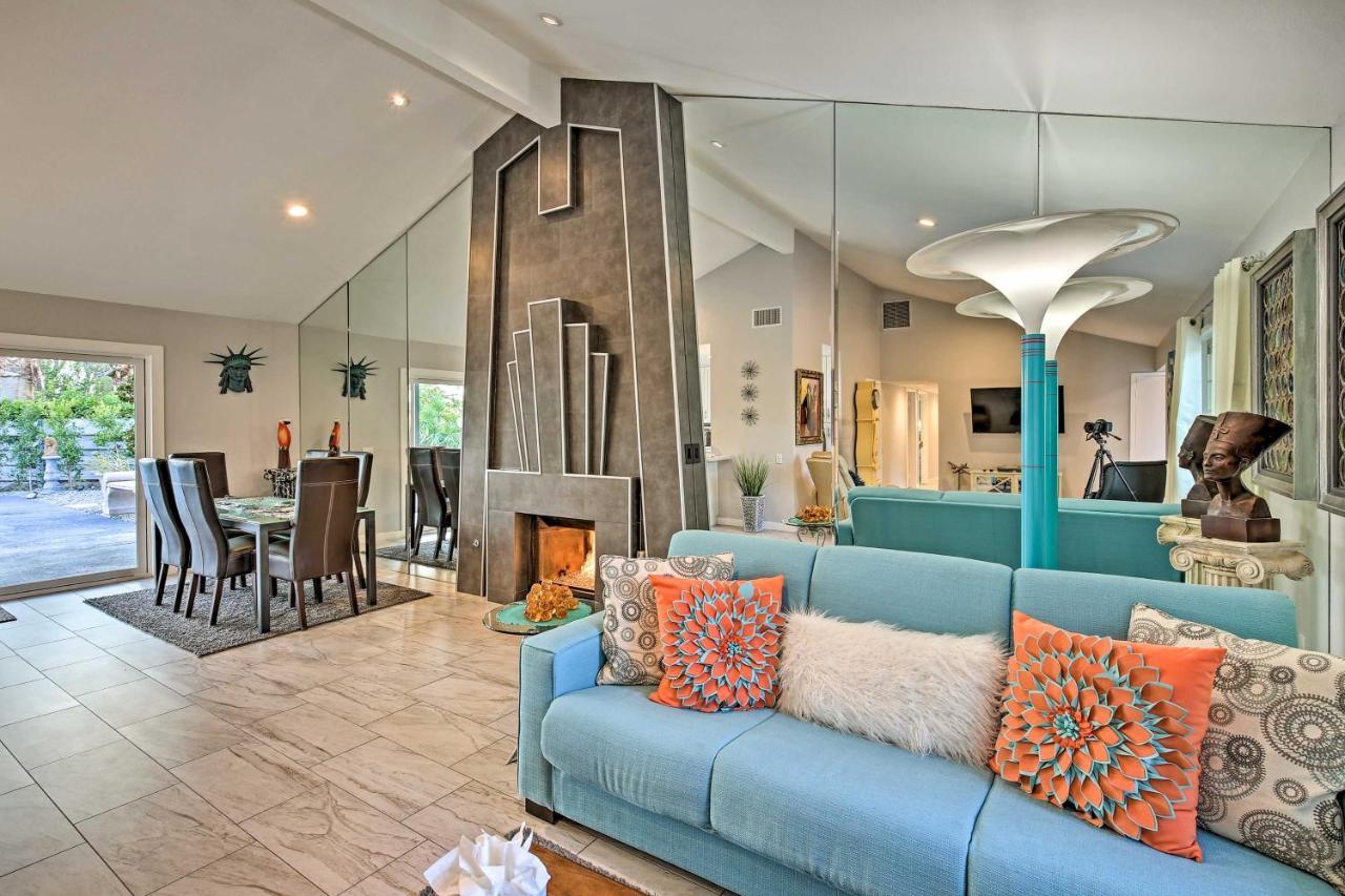 Pet-Friendly Palm Springs Escape With Heated Pool! Villa ภายนอก รูปภาพ