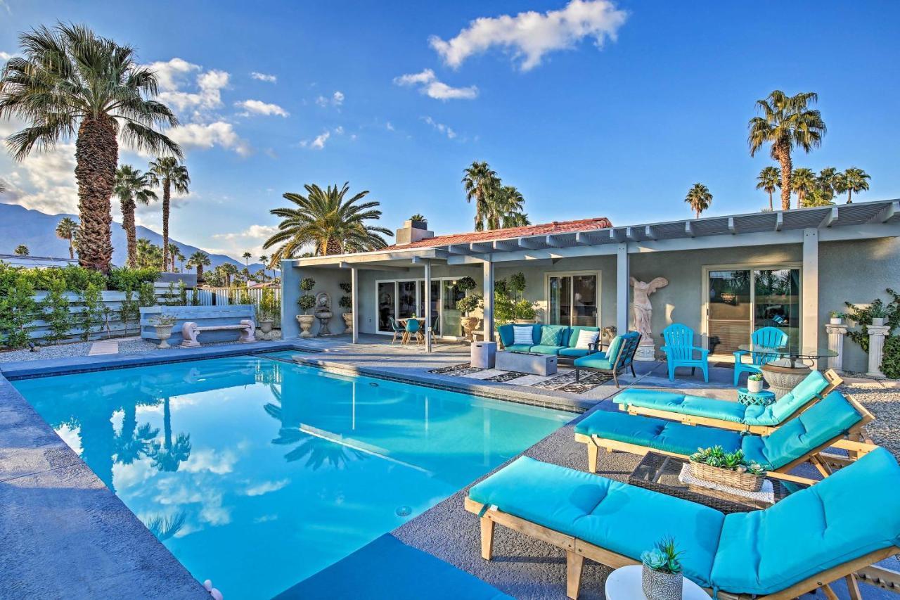 Pet-Friendly Palm Springs Escape With Heated Pool! Villa ภายนอก รูปภาพ