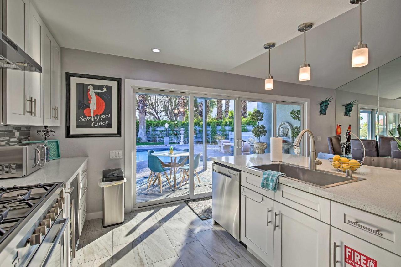 Pet-Friendly Palm Springs Escape With Heated Pool! Villa ภายนอก รูปภาพ