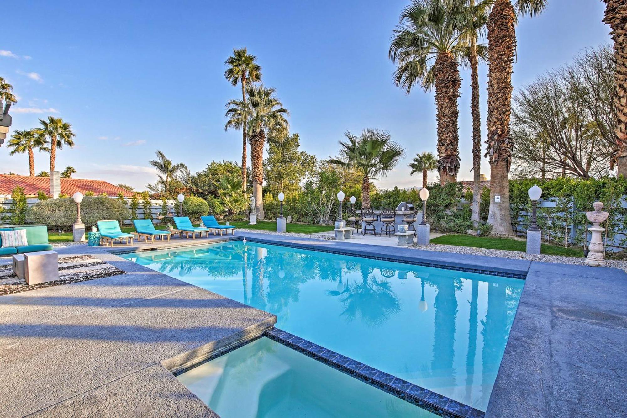 Pet-Friendly Palm Springs Escape With Heated Pool! Villa ภายนอก รูปภาพ