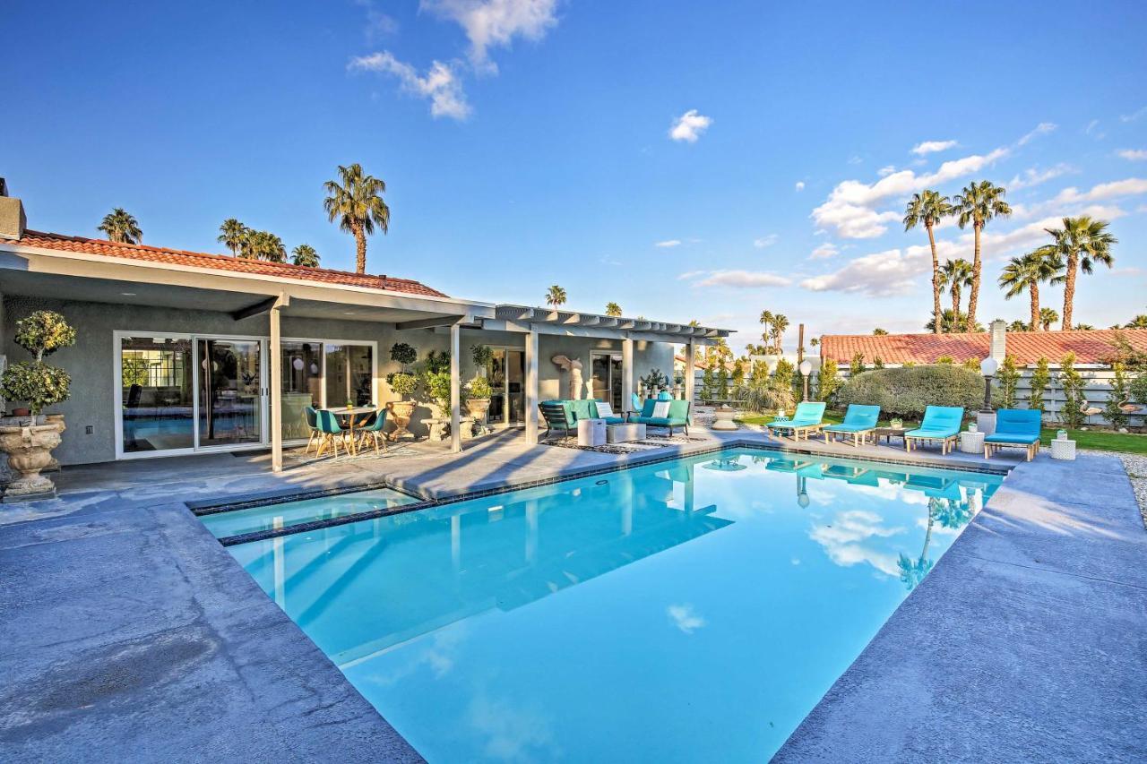 Pet-Friendly Palm Springs Escape With Heated Pool! Villa ภายนอก รูปภาพ